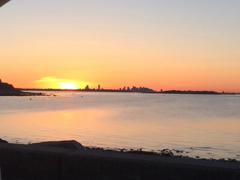 Hull MA sunset from the South Shore